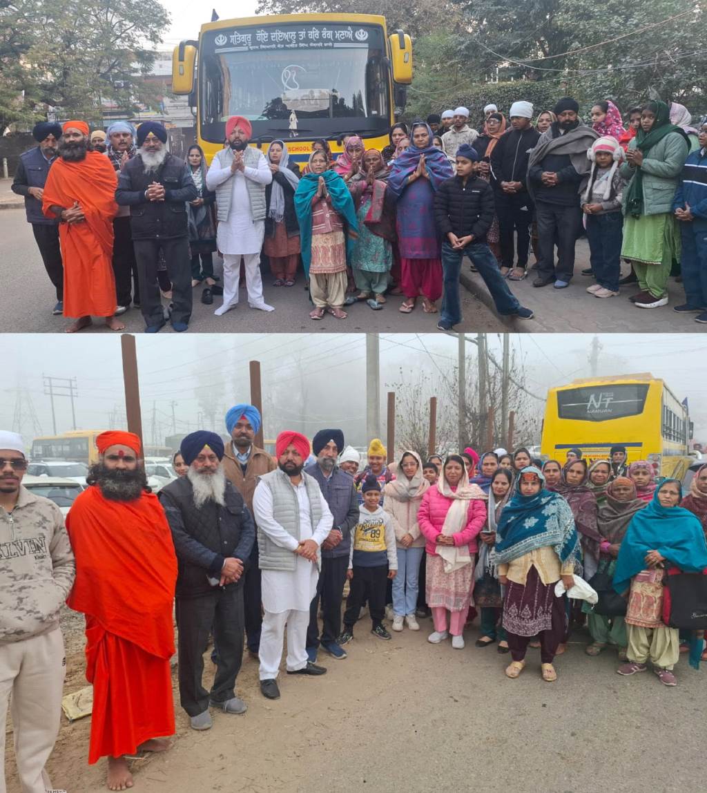 संगत के लिए श्री फतेहगढ़ साहिब को निशुल्क बस सेवा उपलब्ध कराई